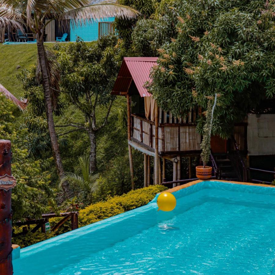 فندق Glamping Mirador Santa Fe-سوبيتران المظهر الخارجي الصورة